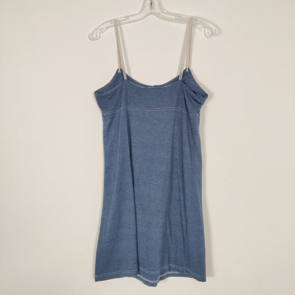 Disney Winnie The Pooh Women's Sleep Dress Size M 10 - 12 Blue Cotton Blend Cozy - Picture 5 of 10